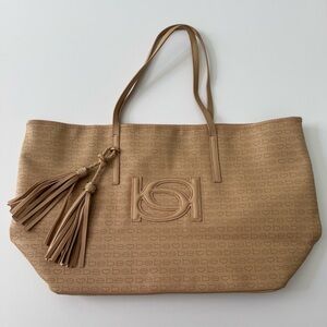 Bebe Large Tote Bag with Tassels